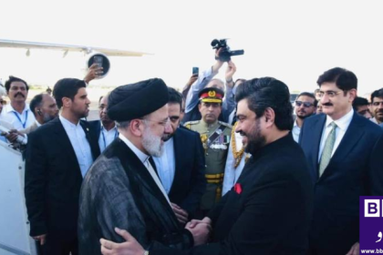 ایرانی صدر ابراہیم رئیسی دورہ پاکستان کے آخری مرحلے میں کراچی پہنچ گئے۔