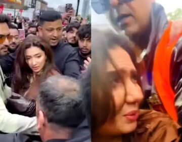 لو گروپ پروموشنز: ہمایوں سعید بدتمیزی کرنے والے ہجوم پر چیخ پرے۔