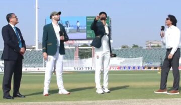 راولپنڈی: پاکستان نے جنوبی افریقہ کے خلاف دوسرے ٹیسٹ میں ٹاس جیت کر بیٹنگ کی۔