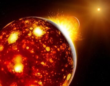 چاند کی چٹانیں گمشدہ سیارے کے بارے میں حیرت انگیز اشارے ظاہر کرتی ہیں۔