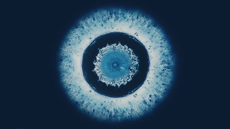 خوردبینی بوندیں ڈی این اے کے خفیہ فن تعمیر کو ظاہر کرتی ہیں۔