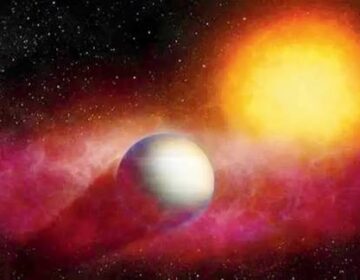 ویب ٹیلی سکوپ نے ایک سیارے کو اپنے ماحول کو کھوتے ہوئے دیکھا