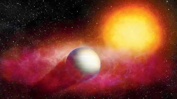 ویب ٹیلی سکوپ نے ایک سیارے کو اپنے ماحول کو کھوتے ہوئے دیکھا