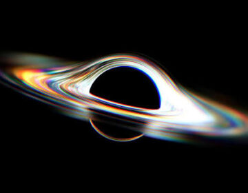 ماہرین فلکیات بلیک ہول موڑ خلائی وقت دیکھتے ہیں جیسا کہ آئن اسٹائن نے 100 سال پہلے پیش گوئی کی تھی۔