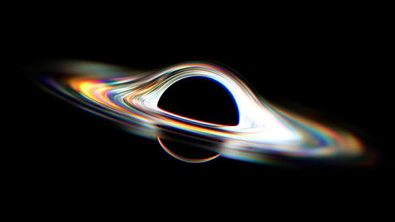 ماہرین فلکیات بلیک ہول موڑ خلائی وقت دیکھتے ہیں جیسا کہ آئن اسٹائن نے 100 سال پہلے پیش گوئی کی تھی۔