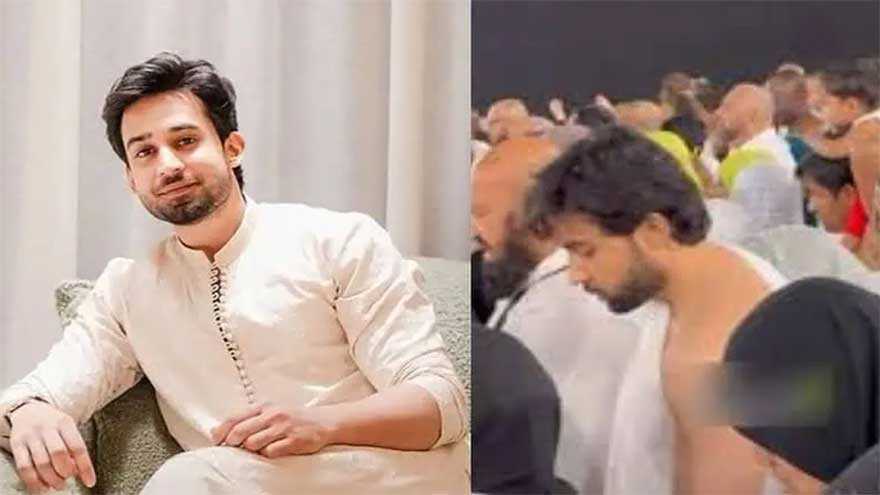 بلال عباس خان حج کی ادائیگی کے لیے سعودی عرب میں موجود ہیں