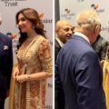 ماہرہ خان نے لندن میں برٹش ایشین ٹرسٹ کی تقریب میں کنگ چارلس سے ملاقات کی۔