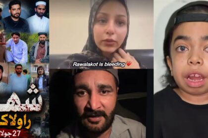 مواد تخلیق کرنے والوں نے آزاد کشمیر میں حالیہ بدامنی کے خلاف آواز اٹھائی۔