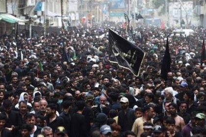 سخت سکیورٹی کے درمیان چہلم کے جلوس جاری ہیں۔