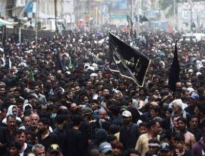 سخت سکیورٹی کے درمیان چہلم کے جلوس جاری ہیں۔